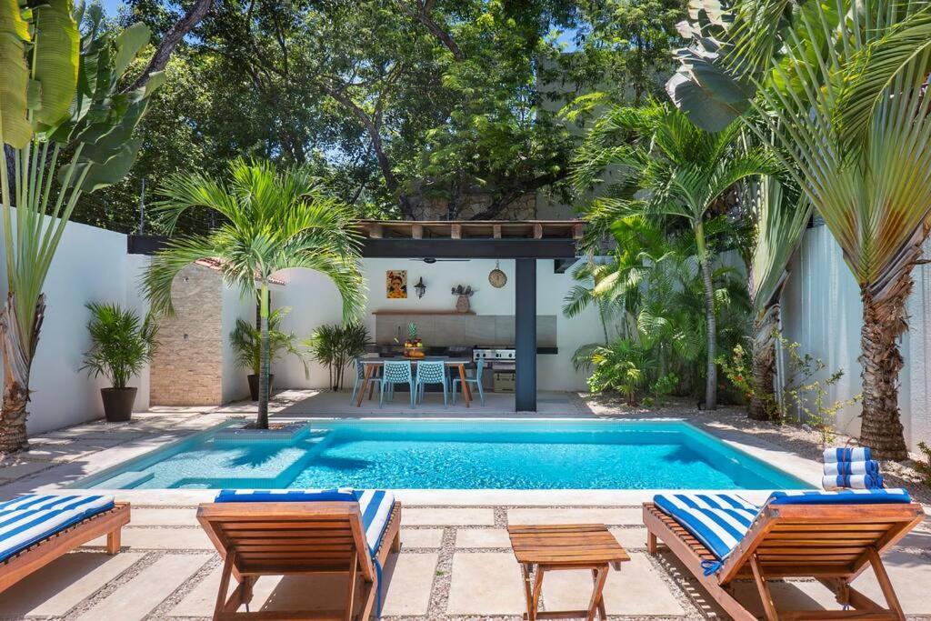 Wonderful Tropical Home 3Br, Garden, Private Pool. Тулум Екстериор снимка