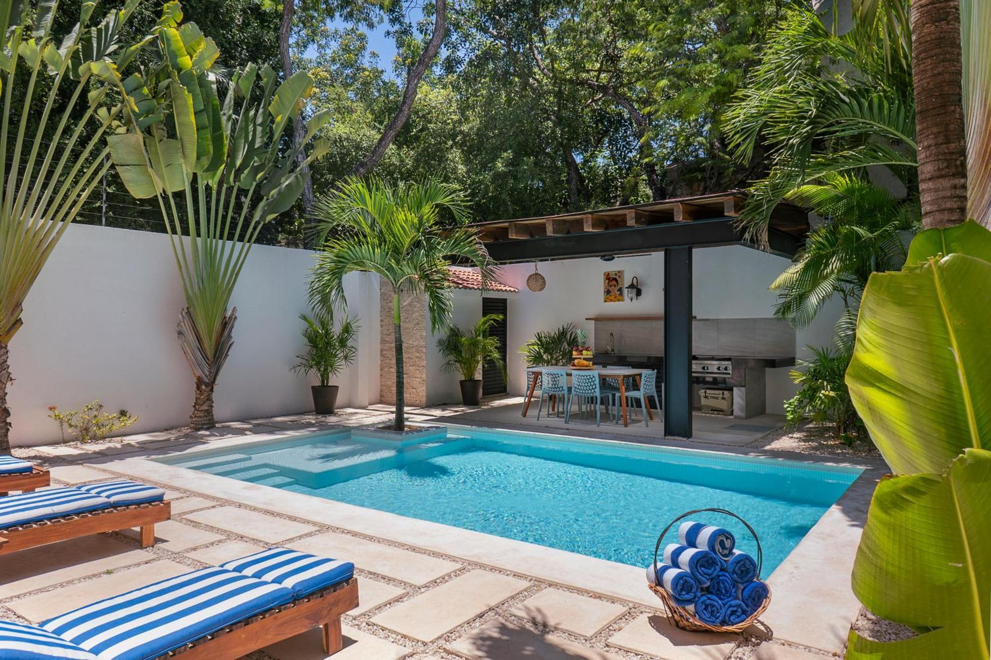 Wonderful Tropical Home 3Br, Garden, Private Pool. Тулум Екстериор снимка